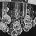 Candelabru Cu Cristale, Design Cromat