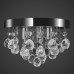 Candelabru Cu Cristale, Design Cromat