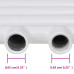 Radiator Port-Prosop Încălzire Centrală Baie, Drept, 600X1160Mm