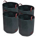 Coșuri De Gunoi 272 L 150 G/Mp, 4 Buc., Verde Închis
