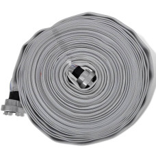 Furtun De Incendiu Plat, Cu Racorduri D-Storz 1 Inci, 20 M