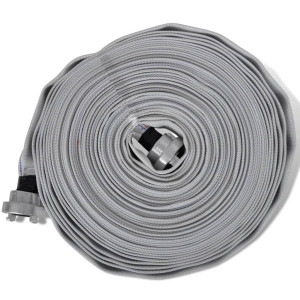 Furtun De Incendiu Plat, Cu Racorduri D-Storz 1 Inci, 20 M