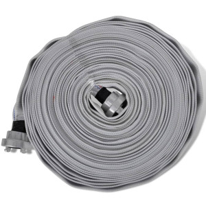 Furtun De Incendiu Plat, Cu Racorduri D-Storz 1 Inci, 30 M