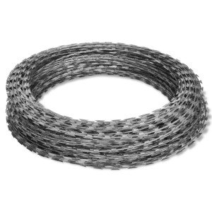Sârmă Cu Lame, Rolă Sârmă Elicoidală, 100 M, Oțel Galvanizat