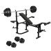 Set Gantere Pt Bancă Greutăți Pliabilă Pentru Sală De Gimnastică Acasă