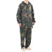 Costum De Ploaie, 2 Piese, Imprimeu Camuflaj, Cu Glugă, M