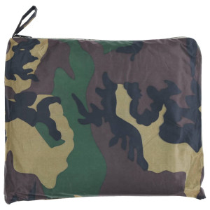 Costum De Ploaie, 2 Piese, Cu Glugă, Imprimeu Camuflaj, Xxl