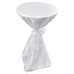 Husă De Masă Albă, 60 Cm, Cu Fundă, 2 Buc