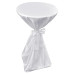 Husă De Masă Albă, 70 Cm, Cu Fundă, 2 Buc