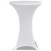 Husă De Masă Cu Picior Ø60 Cm, 2 Buc., Alb, Elastic