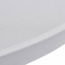 Husă De Masă Cu Picior Ø60 Cm, 2 Buc., Alb, Elastic