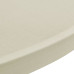 Husă De Masă Cu Picior Ø60 Cm, 2 Buc., Crem, Elastic