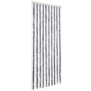 Perdea Pentru Insecte, Gri Și Alb, 90X220 Cm, Chenille