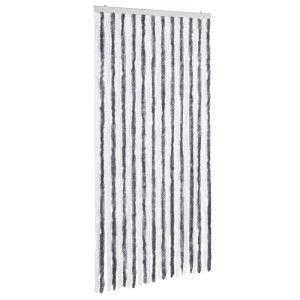 Perdea Pentru Insecte, Gri Și Alb, 100X220 Cm, Chenille