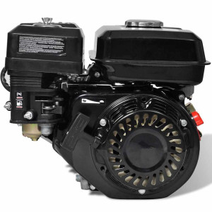 Motor Pe Benzină, Negru, 6,5 Cp, 4,8 Kw