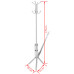 Cuier Metal Alb