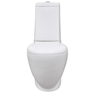Set De Toaletă Și Bideu, Ceramică Albă