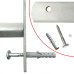 Grilaj De Siguranță Pentru Ferestre Cu 3 Bare Transversale 1000-1500Mm