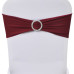 Fundă Elastică Decorativă Scaun, Cataramă Diamante, Bordo, 25 Buc.