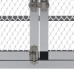 41323  Coteț De Găini Cu Zonă De Mișcare Și Repaus Aluminiu