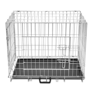 Cușcă Pentru Câini Pliabilă, Metal, L