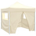 41464  Cream Foldable Tent 3 X 3 M With 4 Walls
