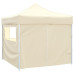 41464  Cream Foldable Tent 3 X 3 M With 4 Walls