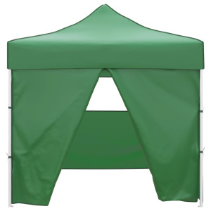 41468  Green Foldable Tent 3 X 3 M With 4 Walls