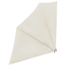 Copertină Laterală Pliabilă De Balcon, Crem, 140X140 Cm