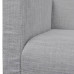 Banchetă Cu Perne Căptușite, Textil, Lemn De Hevea, Gri Deschis
