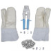 Set Accesorii Sârmă Ghimpată, Aplicator Cleme, Mănuși/200 Cleme