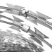 Bto-22 Concertina Nato Sârmă Ghimpată Cu Cleme, Oțel Galvanizat, 150 M