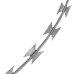 Bto-22 Concertina Nato Sârmă Ghimpată Cu Cleme, Oțel Galvanizat, 150 M