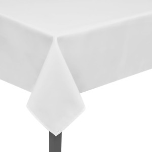 Fețe De Masă, 250 X 130 Cm, Alb, 5 Buc.