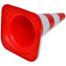 Conuri De Trafic Reflectorizante, Roșu Și Alb, 50 Cm, 10 Buc.