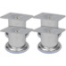 Picioare Rotunde De Canapea Din Crom 60 Mm, 4 Buc.