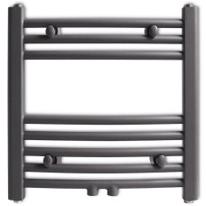 Radiator Port-Prosop Încălzire Centrală Baie, Curbat, 480X480 Mm, Gri