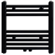 Radiator Port-Prosop Încălzire Centrală Baie, Drept, Negru, 480X480 Mm