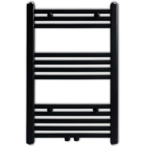 Radiator Port-Prosop Încălzire Centrală Baie Drept Negru 500 X 764 Mm