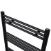 Radiator Port-Prosop Încălzire Centrală Baie Drept Negru 500 X 764 Mm