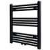 Radiator Port-Prosop Încălzire Centrală Baie Drept Negru 600 X 764 Mm