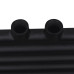 Radiator Port-Prosop Încălzire Centrală Baie Drept Negru 600 X 764 Mm