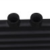 Radiator Port-Prosop Încălzire Centrală Baie Drept, Negru, 600X1160 Mm