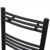 Radiator Port-Prosop Încălzire Centrală Baie, Curbat, Negru 480X480 Mm