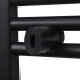 Radiator Port-Prosop Încălzire Centrală Baie, Curbat, Negru 480X480 Mm