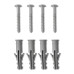 Radiator Port-Prosop Încălzire Centrală Baie, Curbat, Negru 480X480 Mm