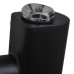 Radiator Port-Prosop Încălzire Baie, Curbat, Negru, 500 X 764 Mm