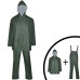 Costum De Ploaie Impermeabil Cu Glugă, Mărime Xl, Verde 2 Piese