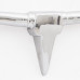 Decorațiune Pentru Perete Tip Cap De Taur, Aluminiu, 96 Cm, Argintiu