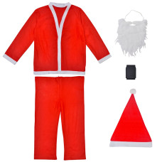 Set De Haine Pentru Costum De Moș Crăciun